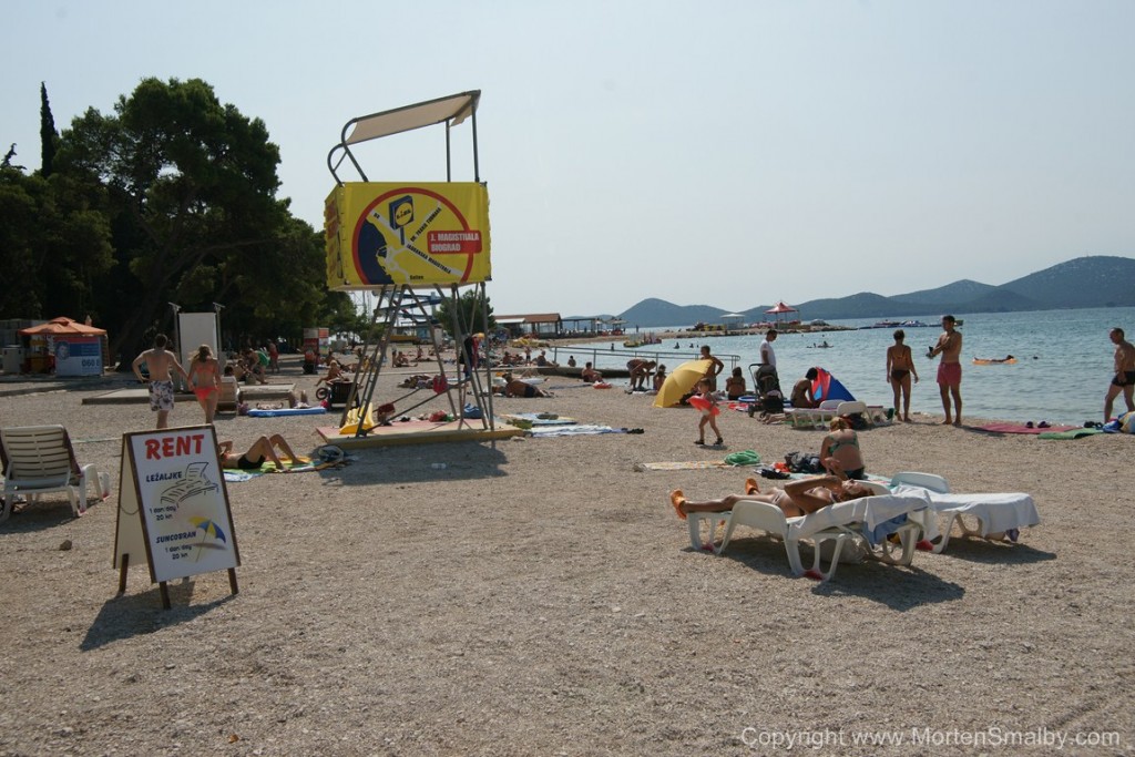 Spiaggia a Biograd na moru