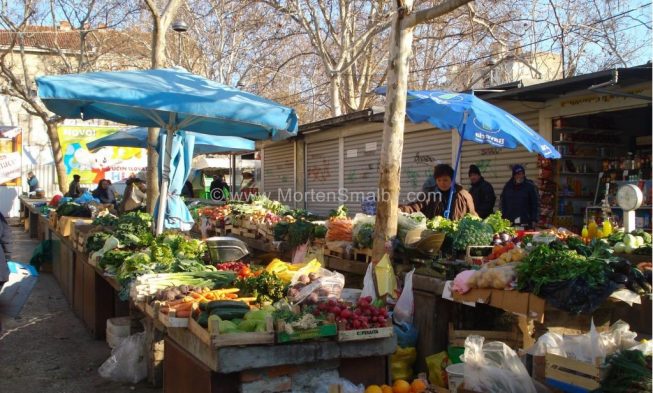 Il mercato di verdura a Spalato img